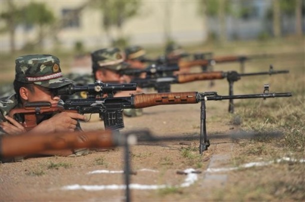 Chinese military with type-79