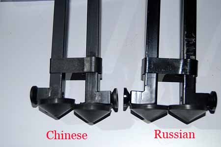 Bipod feet