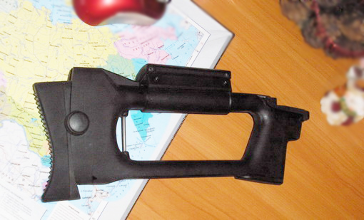SVD butt stock adjustable butt plate