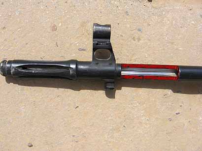 SVD cutaway showing chrome bore and rifling