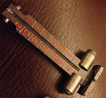 Rear sight Chinese