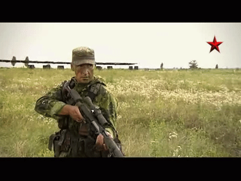 Russian SVD offhand