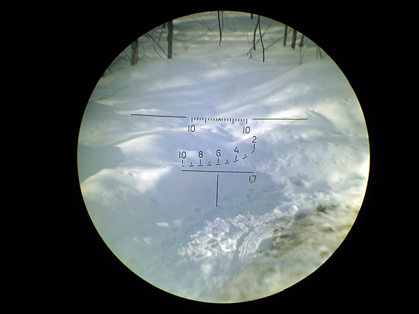 SPP scope reticle