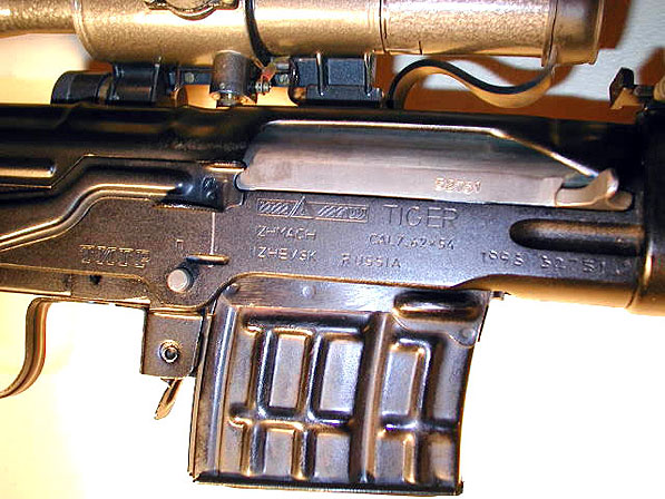 Tiger receiver markings
